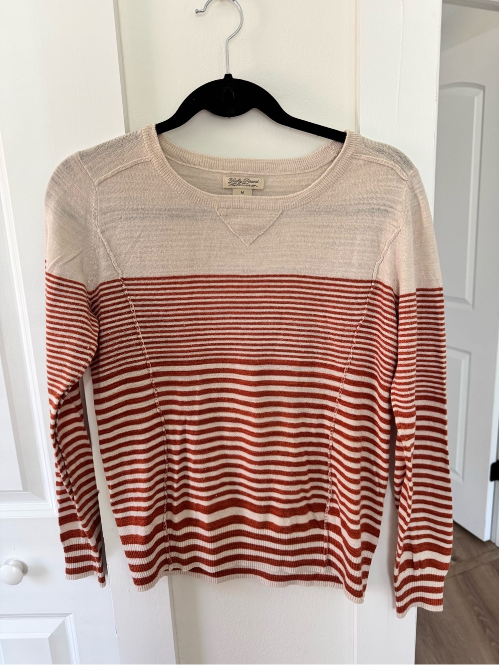 Lucky Brand Cream Lightweight Knit Sweater